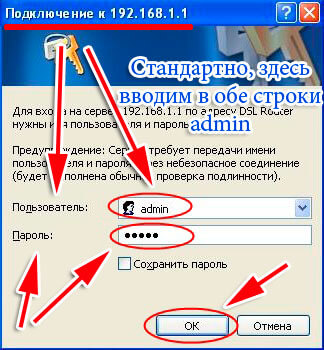 vhod na modem Promsvjaz M-101a
