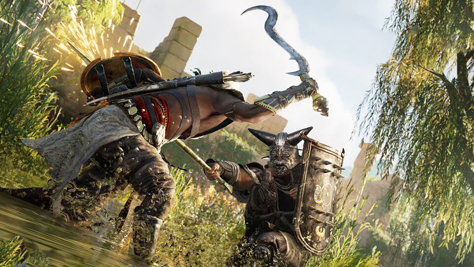 Разбираемся, как в Assassin's Creed Origins убрать мыло