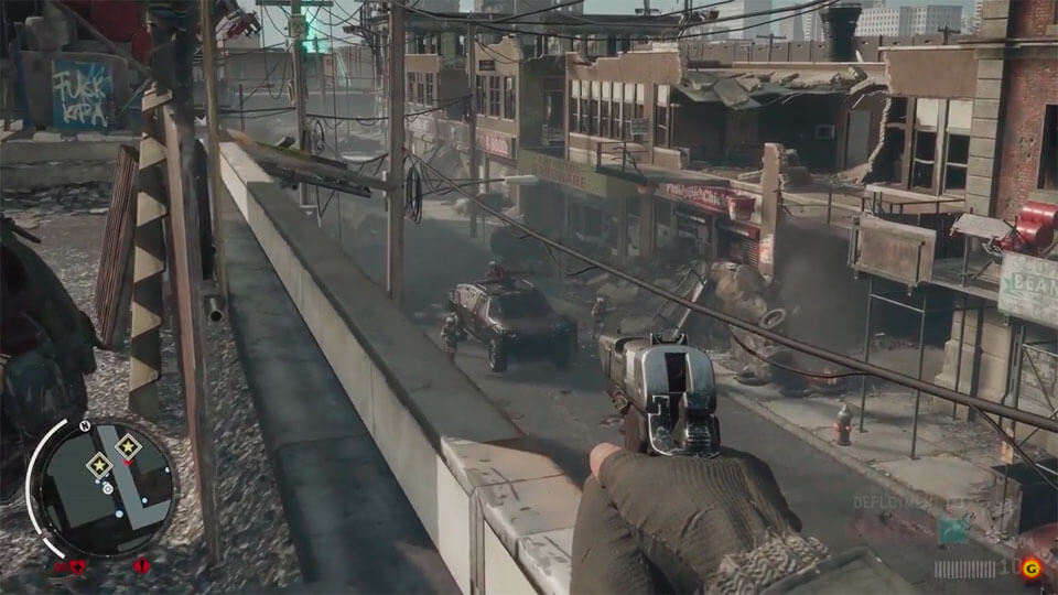 Демонстрация оружия в ролике по Homefront: The Revolution