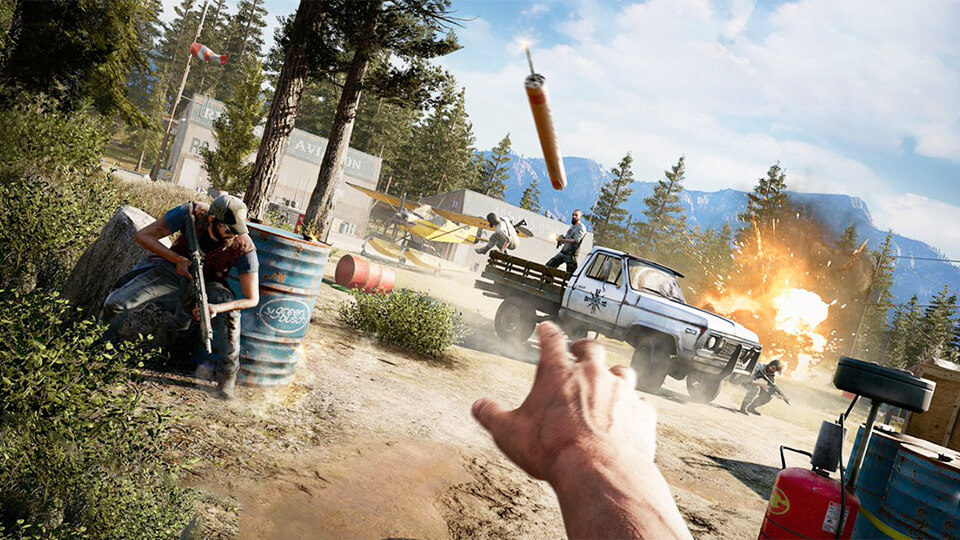 Far Cry 5 повысить fps, снизить разрешение, убрать лаги
