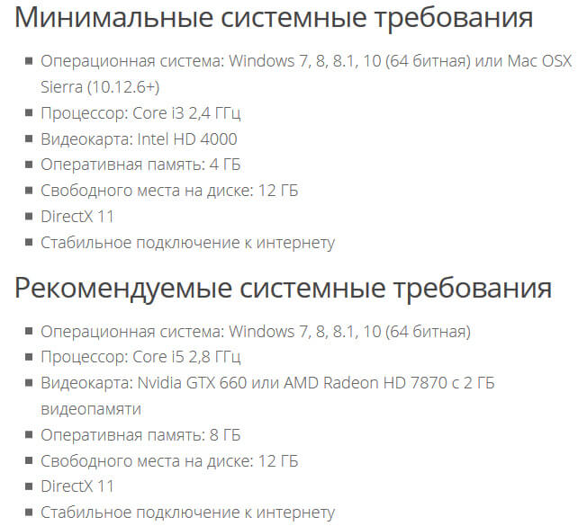 Fortnite Battle Royale системные требования