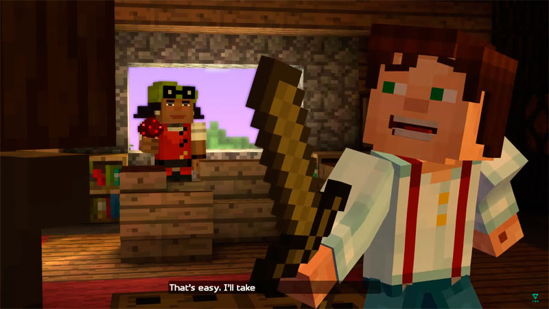 Обзор-Minecraft-Story-Mode---Episode-One