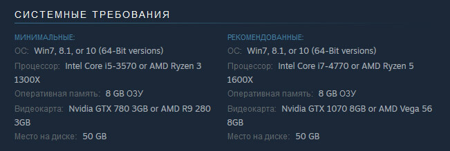 RAGE 2 системные требования