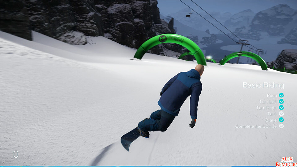 Snow симулятор горнолыжника играем бесплатно в Steam