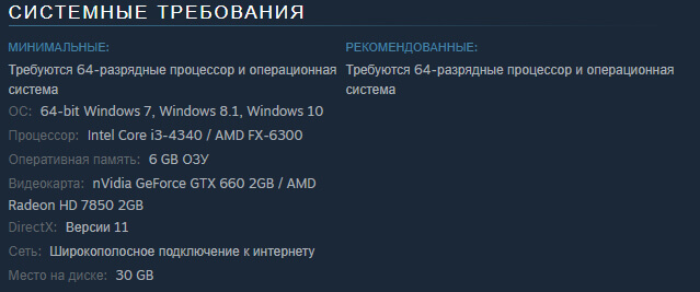 PUBG системные требования
