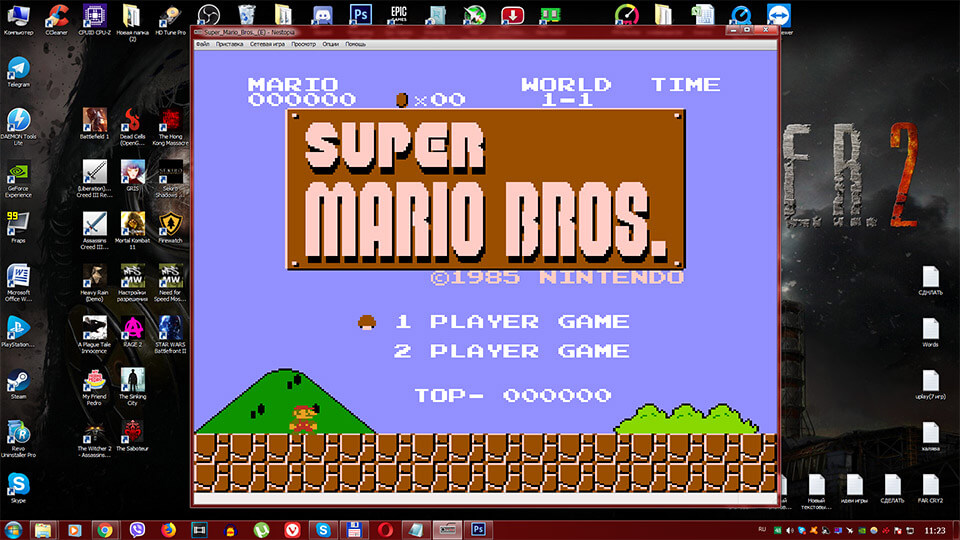 Super Mario skachat' na PK igrat' na dzhojstike