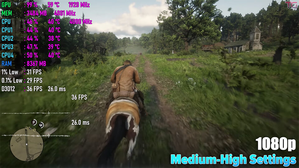 GeForce GTX 1650 + i3 9100F test v 10 igrah
