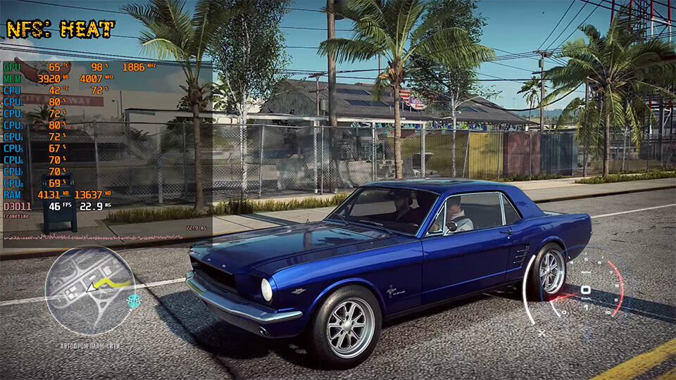 Need For Speed Heat na slabom PK