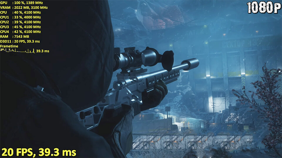 Sniper Ghost Warrior Contracts  gtx 1050 2 gb
