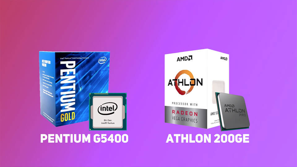 Athlon 200GE и Pentium G5400