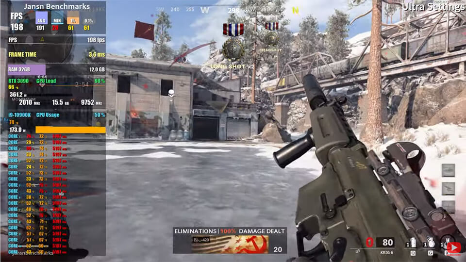 Call of Duty Black Ops Cold War na slabom PK