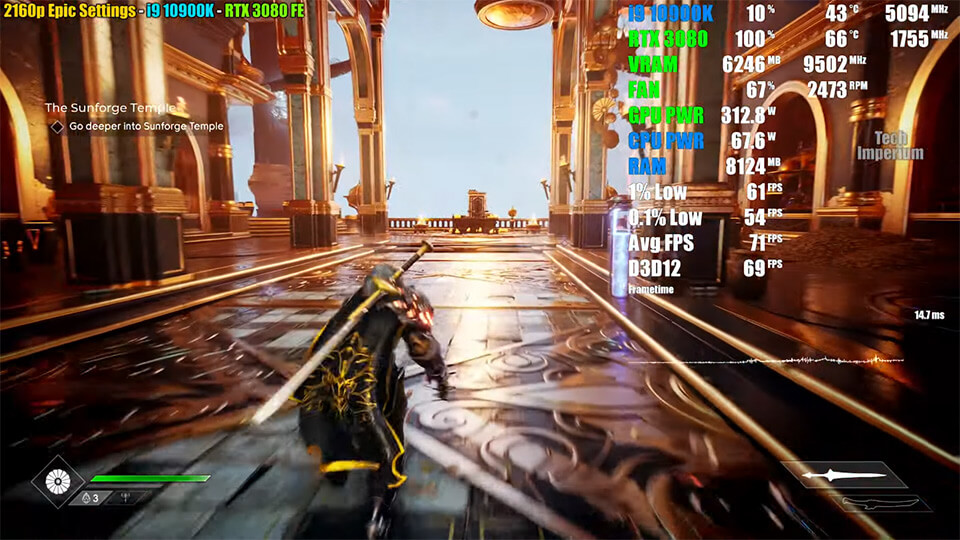 Godfall na slabom PK