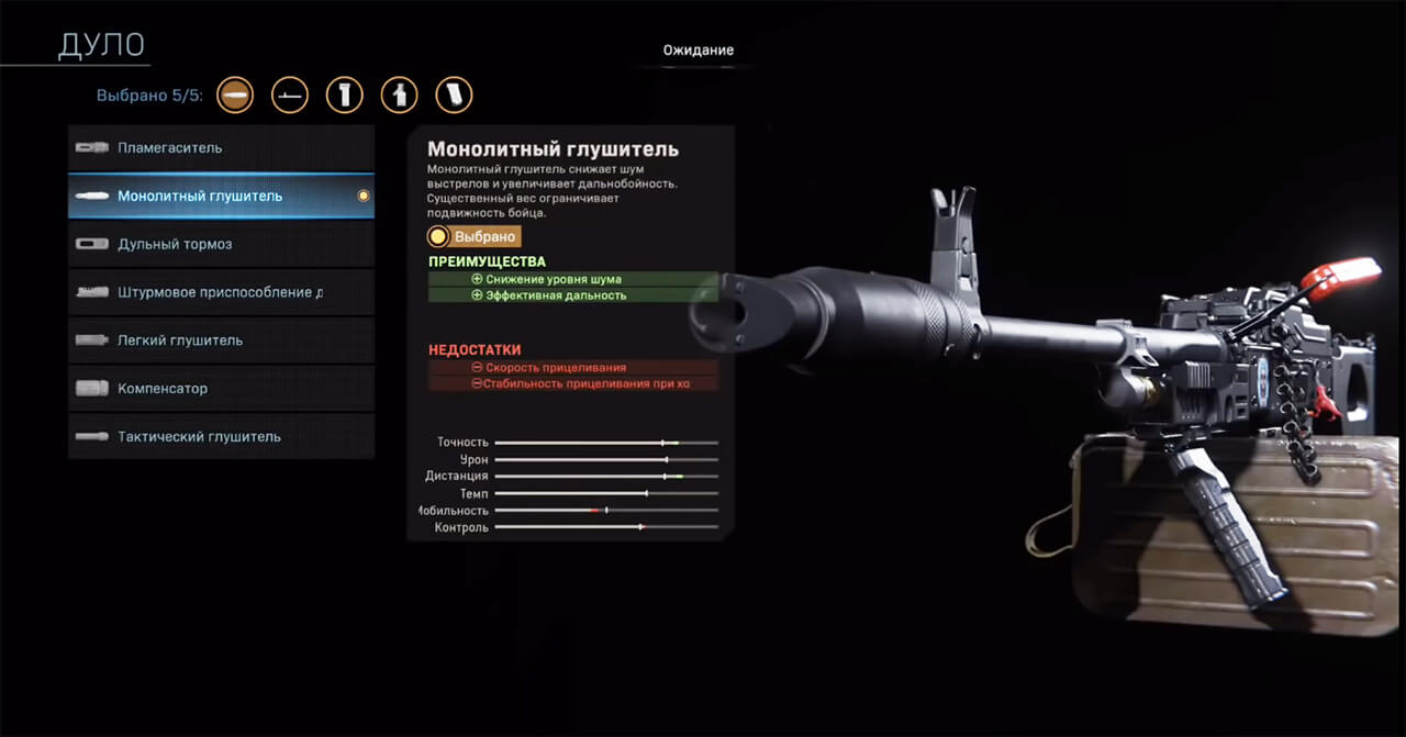Дуло у ПКМ Warzone