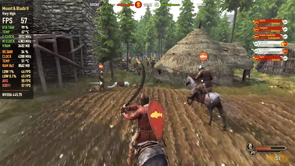 Mount & Blade 2 Bannerlord na slabom PK