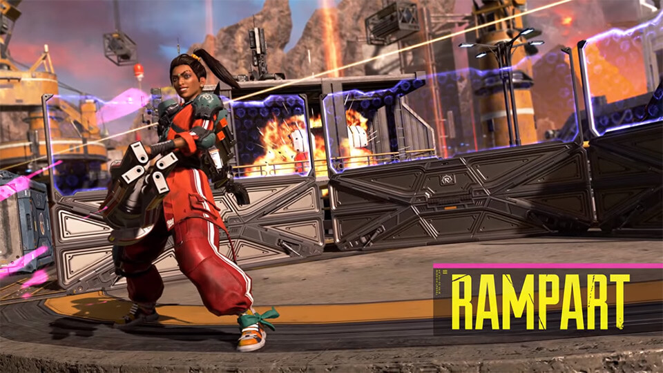 Gajd na Rampart v Apex Legends