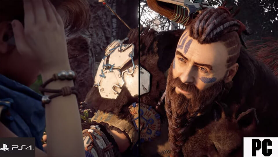 Horizon Zero Dawn PK protiv PlayStation 4 Pro versii