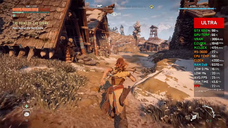 Horizon Zero Dawn gtx 1050 ti