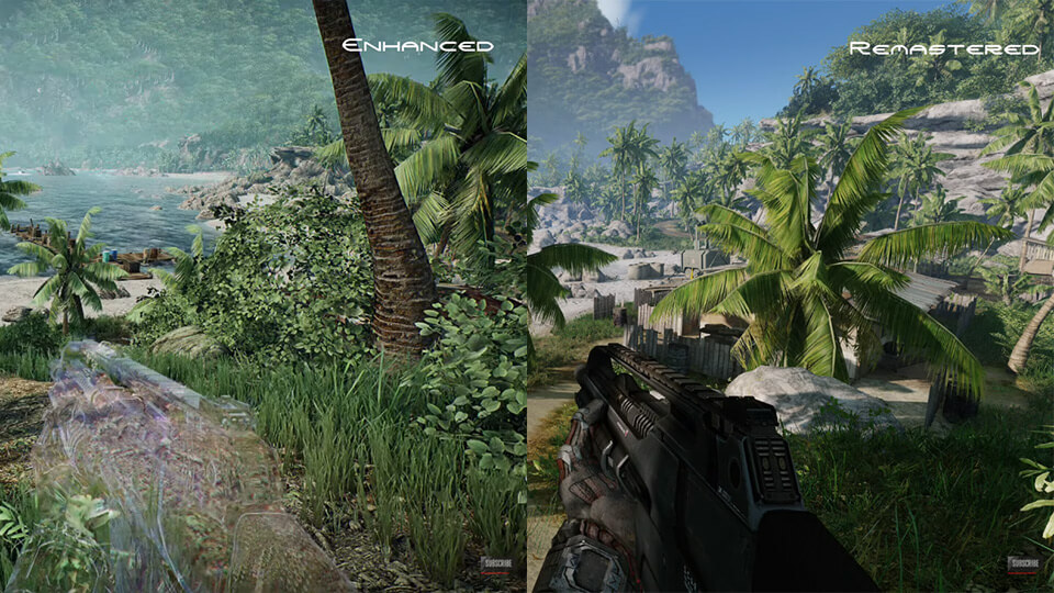 Crysis Remastered vs Crysis Enhanced Edition mod