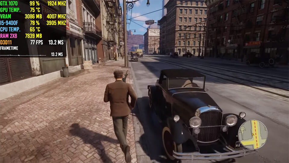 Mafia Definitive Edition na slabom PK