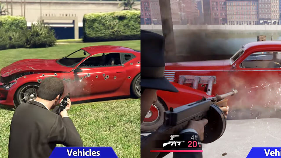 Mafia Remake vs GTA 5