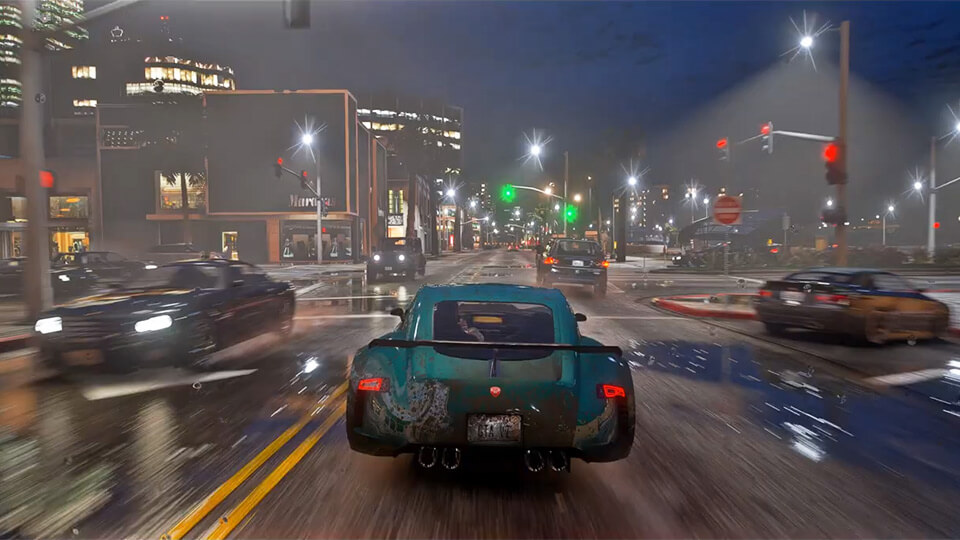 Ночной заед в GTA 5