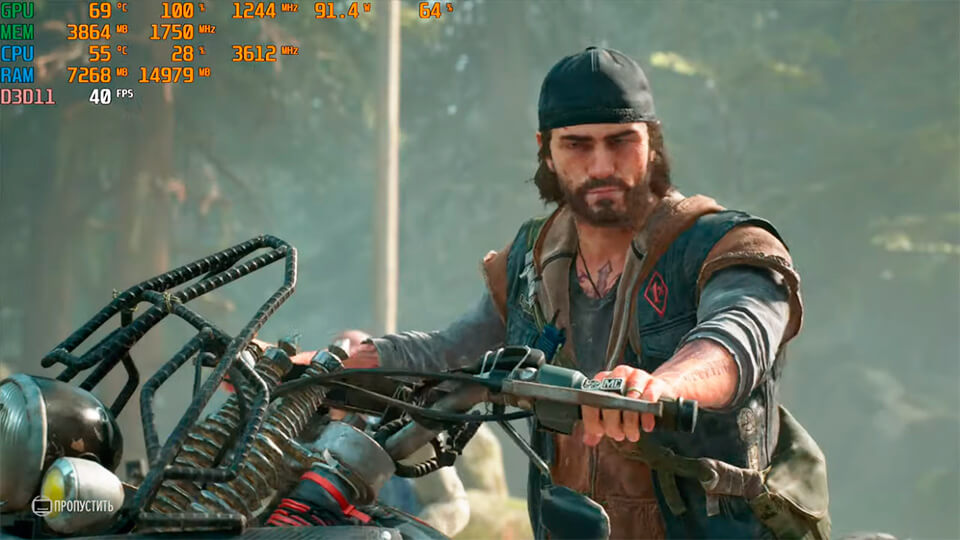 Days Gone nastrojka grafiki na PK