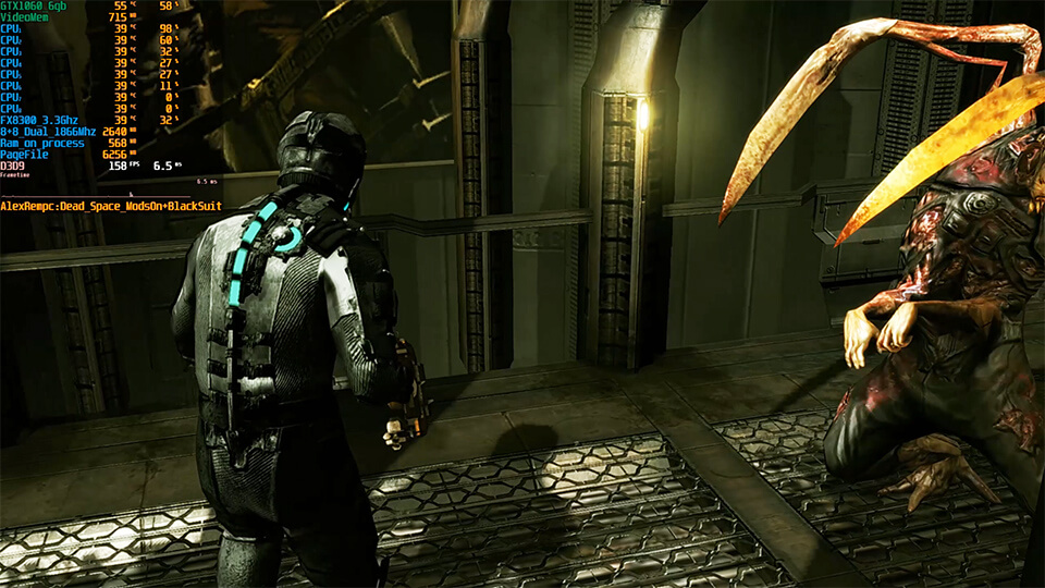 Dead Space mody na grafiku