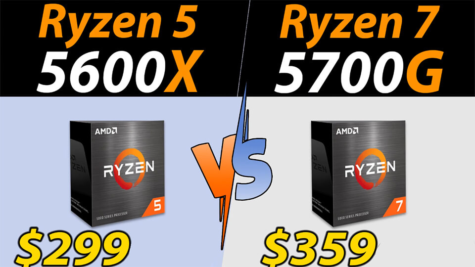 Ryzen 5 5600X protiv Ryzen 7 5700G
