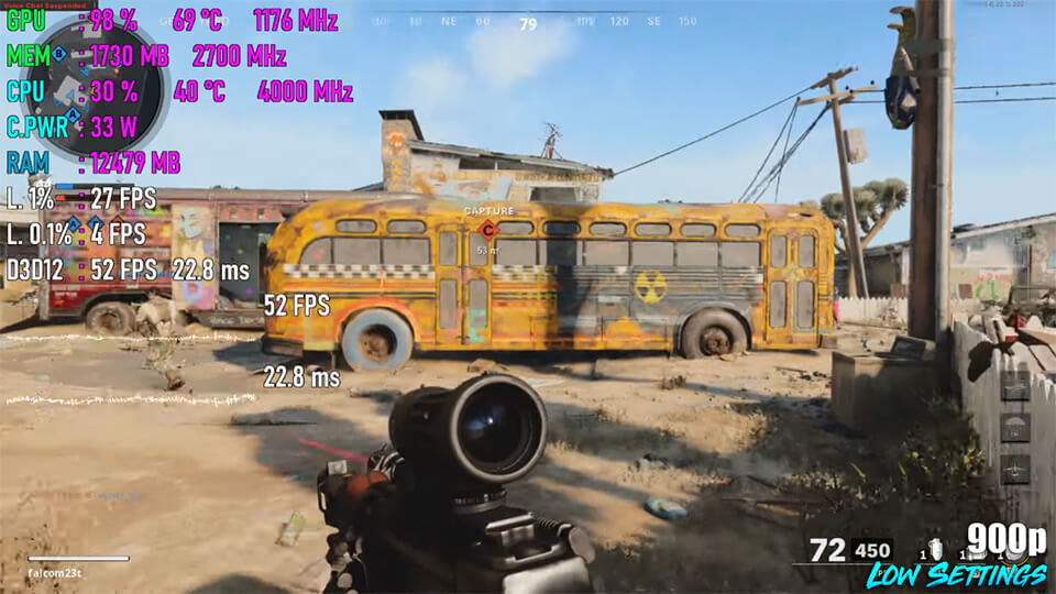 Call of Duty Black Ops Cold War GTX 750 Ti