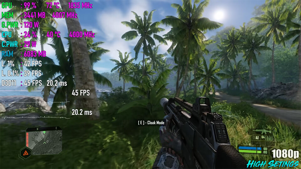 Crysis Remastered GTX 1060