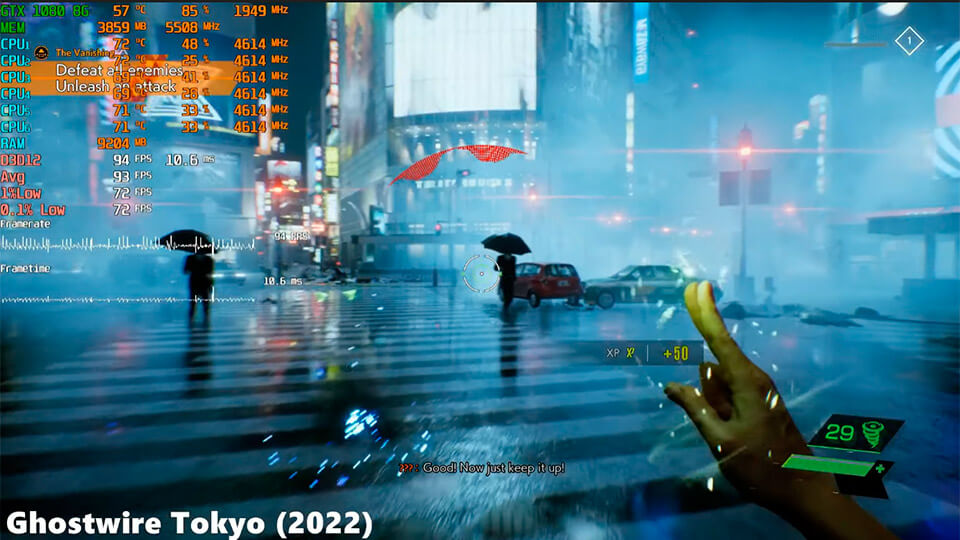 Ghostwire Tokyo GTX 1080