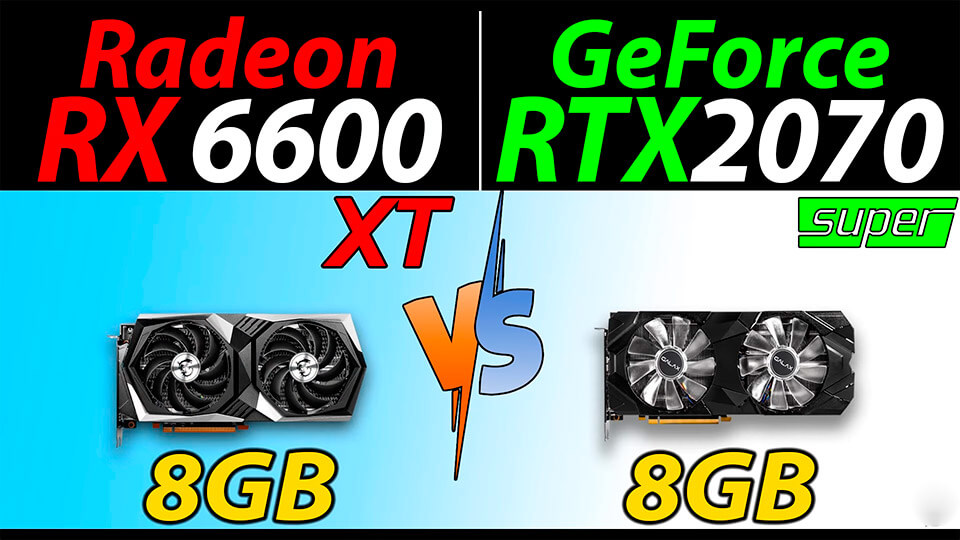 RX 6600 XT protiv RTX 2070 Super, naskol'ko velika raznica v razreshenijah 1080p i 1440p