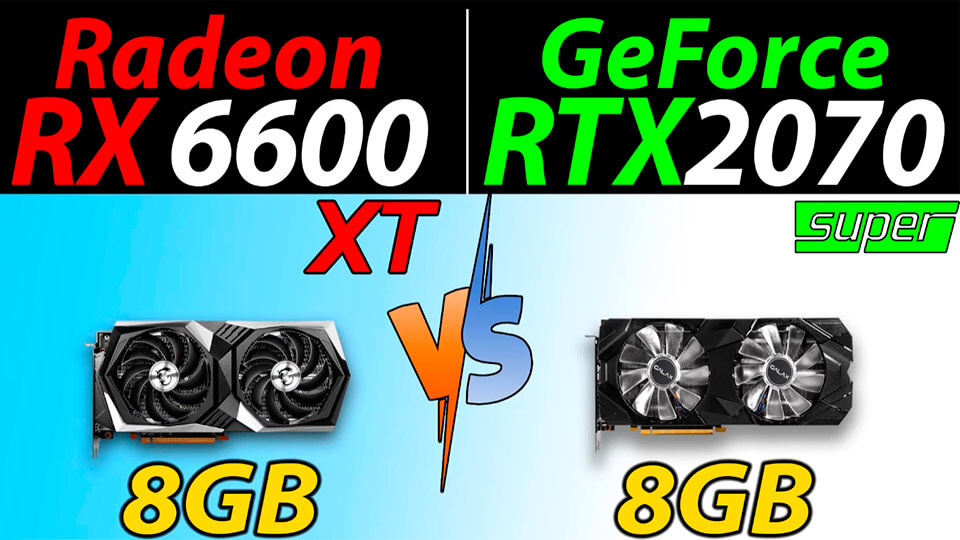 RX 6600 XT protiv RTX 2070 Super v 2022 godu