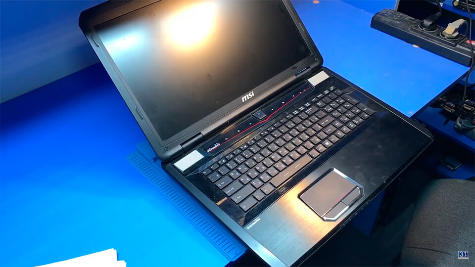 Remont moshhnogo noutbuka MSI GT70
