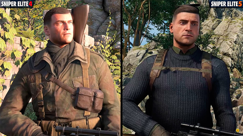 Sniper Elite 5 protiv Sniper Elite 4