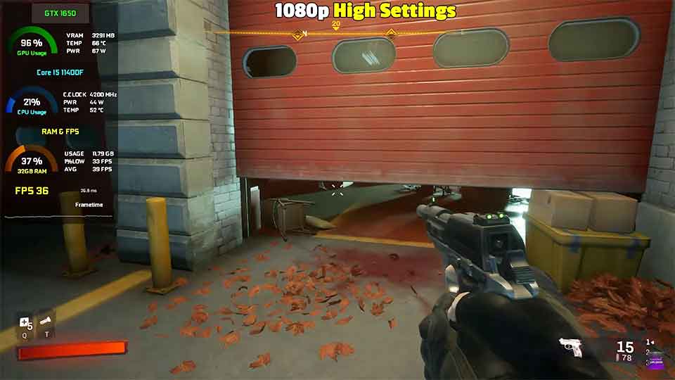 Redfall GTX 1650
