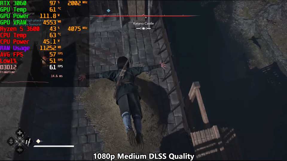 Assassin's Creed Shadows na RTX 3060