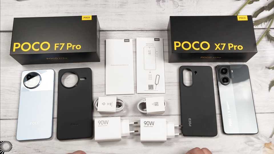 Komplektacija POCO F7 Pro protiv POCO X7 Pro