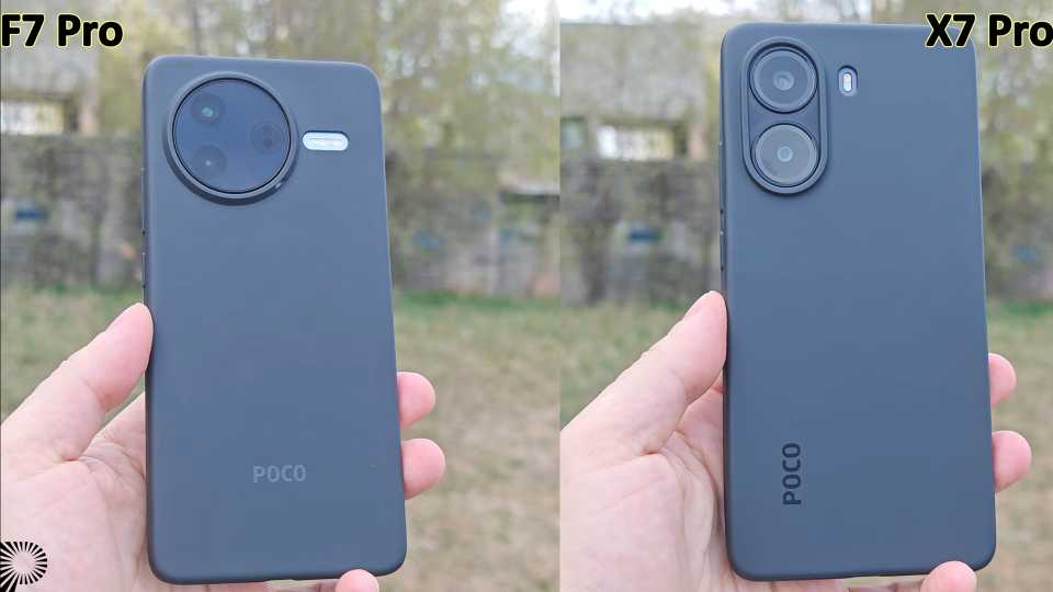 Vneshnij vid POCO F7 Pro protiv POCO X7 Pro