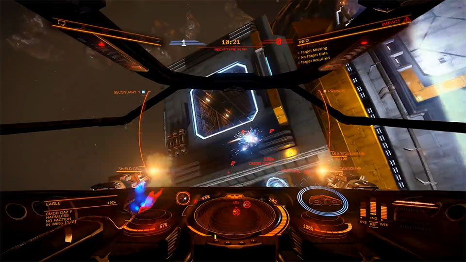 Атмосферные космические бои в Elite Dangerous
