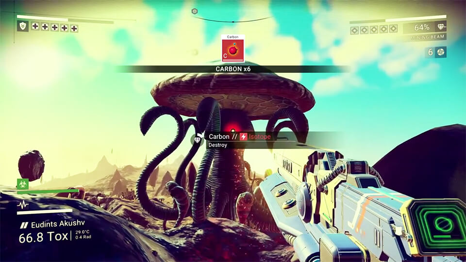 No Man’s Sky мод#13 - увеличение объектов в игре (BigThings)