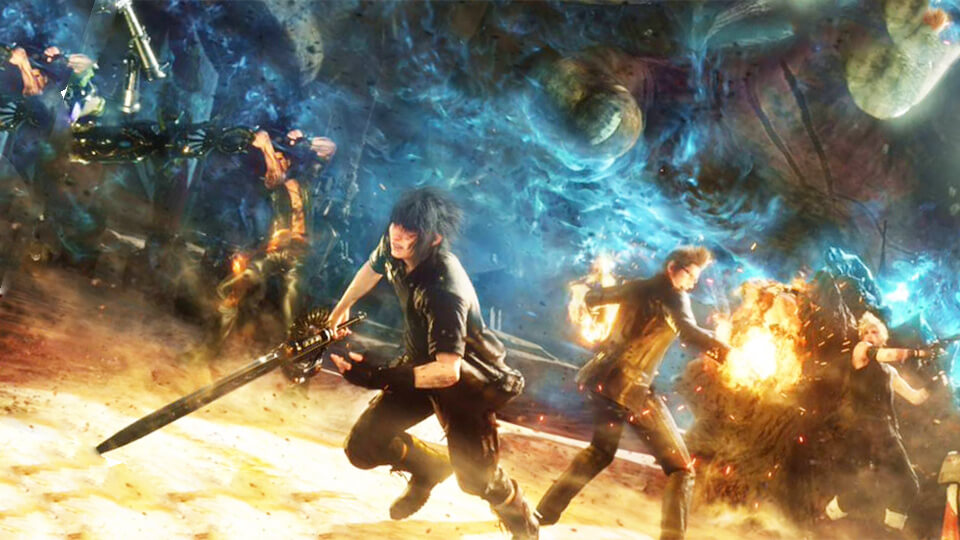 Final Fantasy 15 в бою
