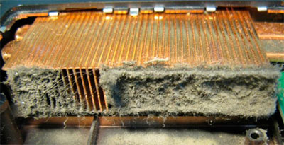 Чистка ноутбука внутри от пыли надёжно