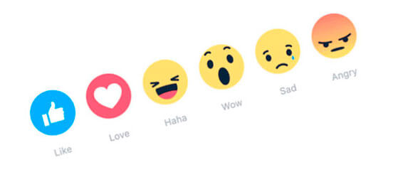 Facebook poluchil novye lajki v vide jemocij