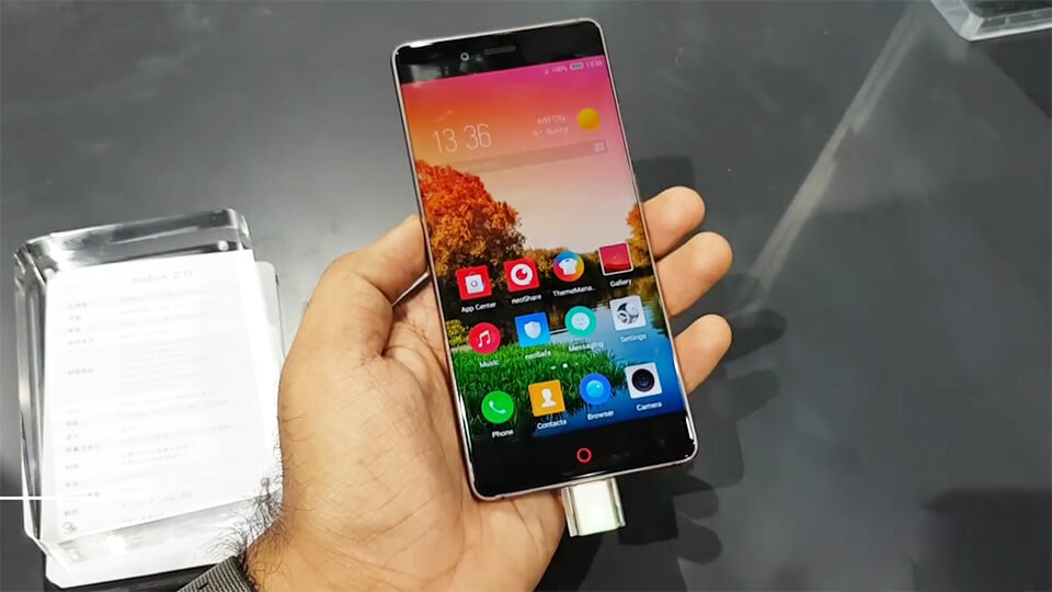 Безрамочный Nubia Z11 от ZTE