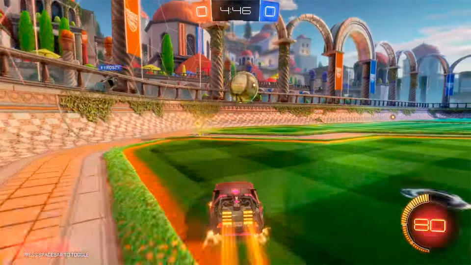 Rocket League популярный футбол на машинах