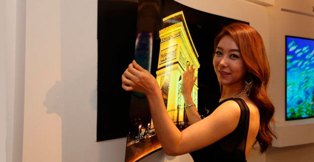 LG представила телевизор толщиной меньше миллиметра LG представила телевизор толщиной меньше миллиметра
