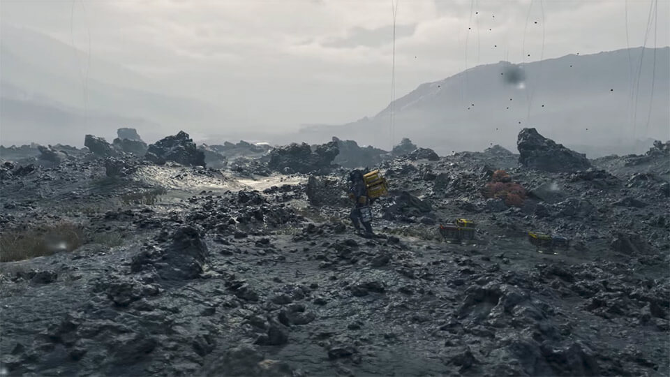 Death Stranding скалы