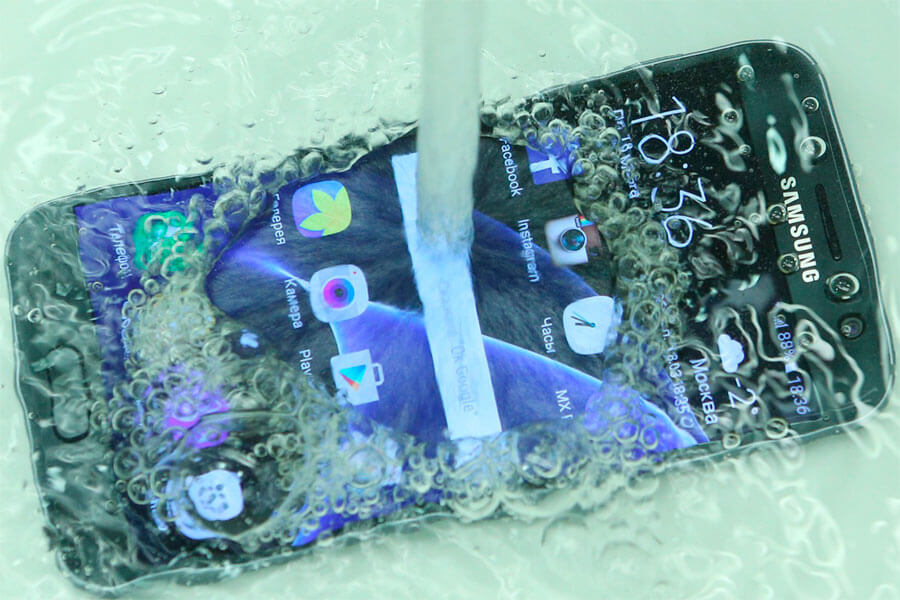 Samsung Galaxy S7 i S7 Edge pyle i vlago ustojchivy