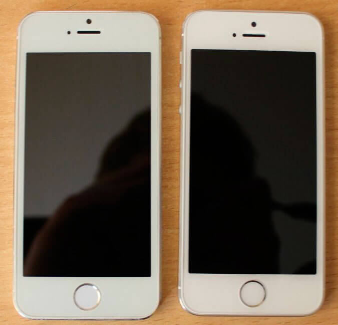 Внешние отличия копии iPhone 5s и оригинала